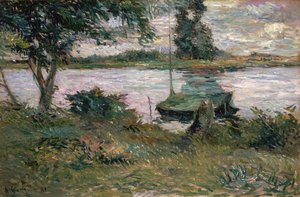 Rive de rivière - Paul Gauguin