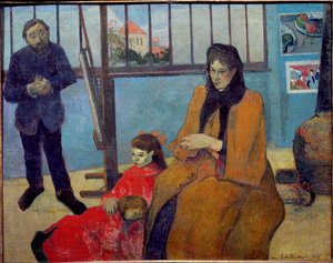 Atelier de Schuffenecker ou la famille Schuffenecker - Paul Gauguin
