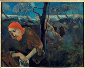 Autoportrait ou « Christ au Jardin des Oliviers » - Paul Gauguin