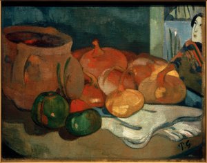 Nature morte avec oignons