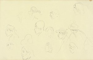 Études de Têtes et de Figures - Paul Gauguin