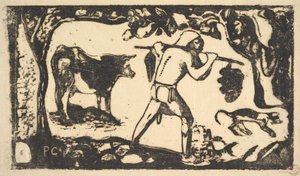 Tahitienne portant des bananes - Paul Gauguin