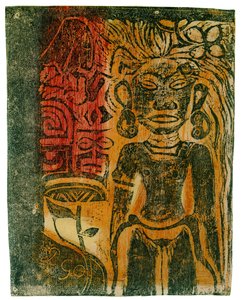 Idole tahitienne, 1894-1895