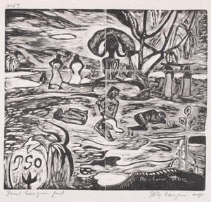 Série tahitienne : Offrandes à un dieu - Paul Gauguin