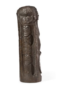 Totem tahitien au Christ en croix, après 1894