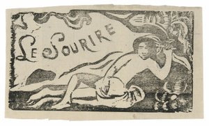 Femme tahitienne, coiffe pour Le sourire - Paul Gauguin