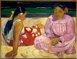 Femmes tahitiennes ou Sur la plage