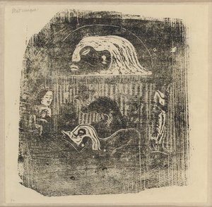 Te Atua (Les Dieux) Petite plaque [verso]