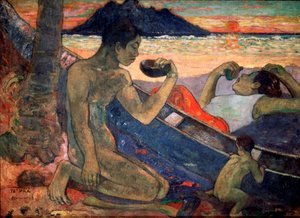 Te Vaa La Pirogue - Paul Gauguin