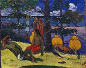 Te arii vahine II La femme aux mangues II, 1896 - Paul Gauguin
