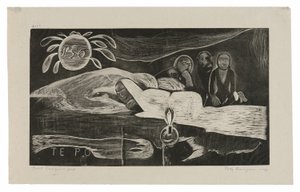 Te po (La Nuit), de la suite Noa Noa - Paul Gauguin
