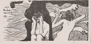 Les Rochers Noirs - Paul Gauguin
