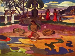Le Jour du Dieu Mahana No Atua - Paul Gauguin