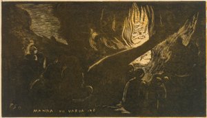 Le Diable parle Mahna No Varua Ino, de Fragrance Noa Noa - Paul Gauguin