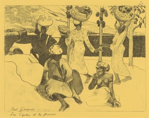 Les Sauterelles et les Fourmis : Un souvenir de la Martinique, de la suite Volpini : Dessins, 1889