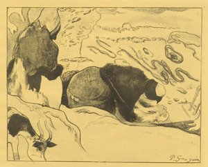 Les blanchisseuses - Paul Gauguin