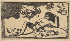 La Reine de Beauté - Langoureuse, 1898 - Paul Gauguin