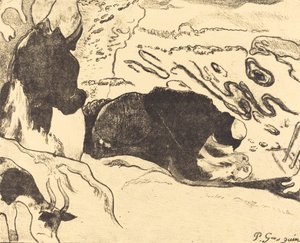 Les laveuses, 1889 - Paul Gauguin
