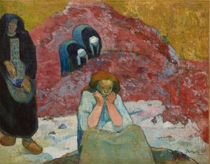 La récolte du vin, misère humaine - Paul Gauguin
