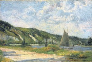 Les falaises de La Bouille - Paul Gauguin