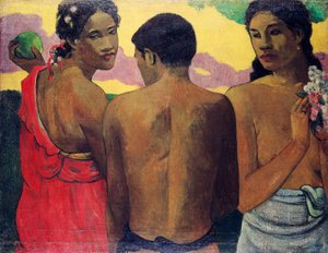 Trois Tahitiens - Paul Gauguin