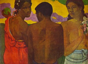 Trois Tahitiens - Paul Gauguin