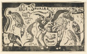 Page de titre pour "Le Sourire" - Paul Gauguin