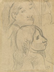 Deux Marquisiens [verso], vers 1902 - Paul Gauguin