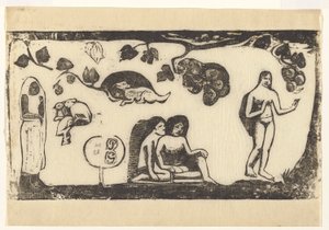 Femmes, animaux et feuillage