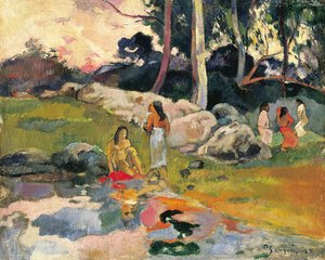 Femmes au bord de la rivière