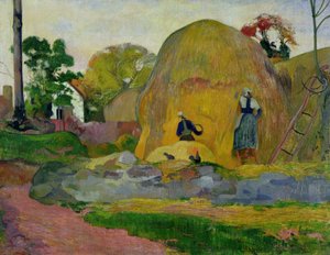 Meules de foin jaunes, ou Récolte dorée, 1889