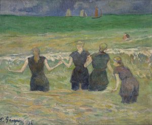Jeunes femmes se baignant - Paul Gauguin