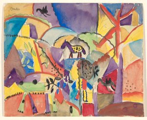 Composition avec des chevaux - Paul Gaulois