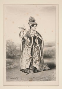 (CHÂTELAINE MOYEN ÂGE.)