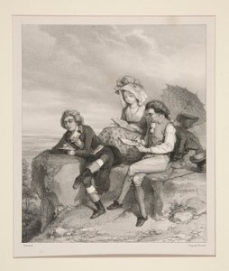 (DEUX ARTISTES D - Paul Gavarni