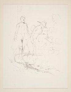 Sur la plage - Paul Gavarni