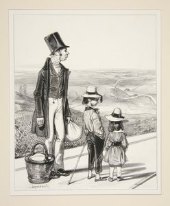Au chemin de fer - Paul Gavarni