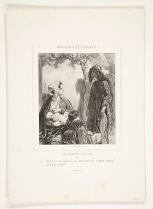 Au nom de ces amours-là, qui consoleront votre vieillesse, Madame, ayez pitié de moi! - Paul Gavarni