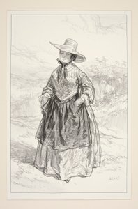 Bourgeoise. Tenue de village