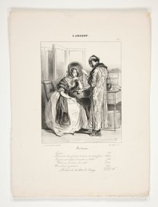 Bordereau - Paul Gavarni
