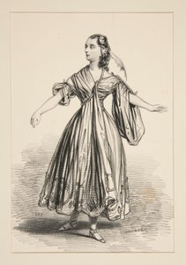 Costume de Mademoiselle Déjazet. Rôle de L - Paul Gavarni