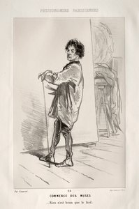 Commerce des Muses - Paul Gavarni