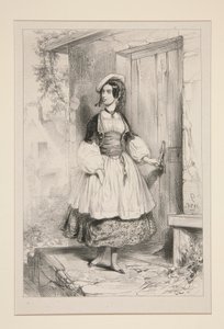 Elle porta la main au léger marteau de fer