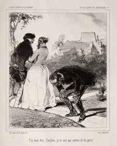 Faite et gestes du propriétaire - Paul Gavarni