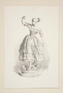 Fanny Elssler - Paul Gavarni