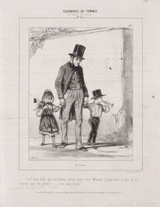 Fourberies de Femmes: En matière de sentiment, 1842 - Paul Gavarni