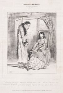 Fourberies de Femmes : En matière de sentiment, 1842 - Paul Gavarni