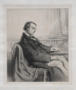 Messieurs de la presse : Théodore de Banville, 1853 - Paul Gavarni