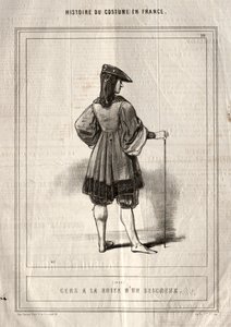 Histoire du Costume en France : Gens à la suite d