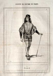 Historique du Costume en France : Page, 1843